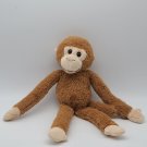 BB Banana Bay Brown Monkey Plush Stuffed Toy  15” / Hook & Loop Paws CLEAN