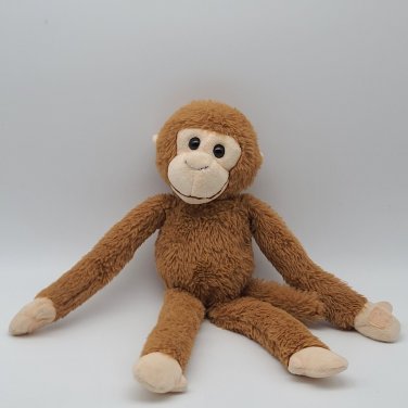 BB Banana Bay Brown Monkey Plush Stuffed Toy  15&acirc;�� / Hook & Loop Paws CLEAN