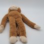 BB Banana Bay Brown Monkey Plush Stuffed Toy  15&acirc;�� / Hook & Loop Paws CLEAN