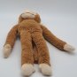 BB Banana Bay Brown Monkey Plush Stuffed Toy  15&acirc;�� / Hook & Loop Paws CLEAN