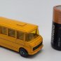 VINTAGE CORGI JUNIORS JR YELLOW MERCEDES BENZ SCHOOL BUS PARTS 1/64 GT BRITAIN