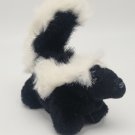 Folkmanis Skunk Plush Finger Puppet 6” Mini Puppet Forest Animal Pretend Play