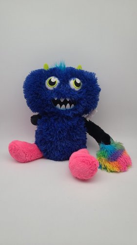 Build a Bear Plush Blue Monster Mixter short & long Arms  Furry 19"
