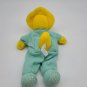 VINTAGE Bedtime Yellow BJ In Thermal Blue Pajamas Barney & Friends Plush 9"