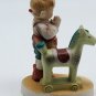Little Knight in Prayer With His Horse Vintage 1940's-1950's