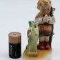 Little Knight in Prayer With His Horse Vintage 1940's-1950's