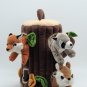 Unipak 12" Plush Treehouse with Animals Tree Stump & Three Animals