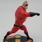 DISNEY PIXAR THE INCREDIBLES 2 MR. INCREDIBLE & ELASTIGIRL 4" PVC FIGURE  TOY