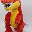 Build A Bear Workshop Red Dinosaur Velociraptor Raptor TREX Plush BABW CLEAN