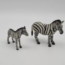 Schleich ZEBRA Adult & Foal Baby Mare 1998 Retired Animal Figures 14148