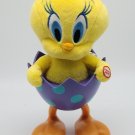 2013 Hallmark Tip N Fall Tweety Bird Sound Motion Looney Tunes Easter Egg Plush