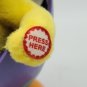 2013 Hallmark Tip N Fall Tweety Bird Sound Motion Looney Tunes Easter Egg Plush