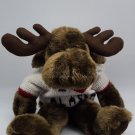 Vintage Wish Pets Alaskan Moose 'I ️ Alaska' Sweater Plush  w/Tags 24"