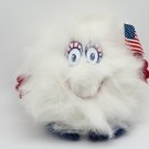 Vintage Russ Little Brownie Cookie Campaign Buddy Plush Stuffed USA Flag w/ tags