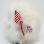 Vintage Russ Little Brownie Cookie Campaign Buddy Plush Stuffed USA Flag w/ tags