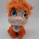 DISNEY PRINCESS PALACE PETS - TREASURE - Ariel's Kitten Cat 9" Orange Plush