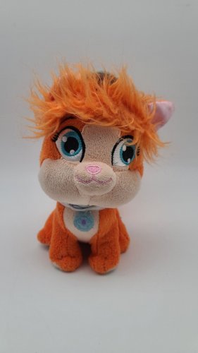 DISNEY PRINCESS PALACE PETS - TREASURE - Ariel's Kitten Cat 9" Orange Plush