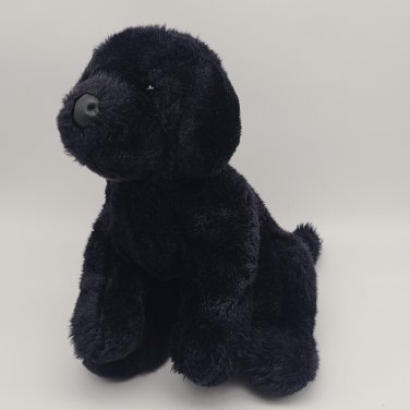 Douglas Cuddle Toys Chester the Black Lab Dog Plush Stuffed Animal CLEAN