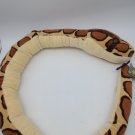 Wild Republic Burmese Snake Plush Brown Spotted Stuffed Animal 40"+ Long