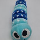 Slither.io 8” Bendable Plush Toy Blue Aqua Stars CLEAN