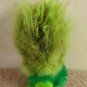Ty Frizzys Scoops Fuzzy Hairy Monster Plush Stuffed Animal 7" Green Glitter Eyes