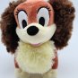 Disney Store Fifi Puppy Dog Plush Stuffed Animal 6" with Collar.