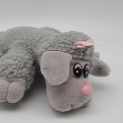 Vtg Tonka New Born Pound Puppies Furries 9" Grey Poodle Dog 1980s Plush Toy