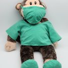 Vintage ULTRA RARE Build-a-Bear 19" Happy Monkey in Scrubs *CLEAN*