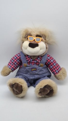 Vtg Real Talkin' Wise Crackin' Bubba Talking Plush Bear 1997 Tyco Doll  WORKS
