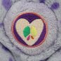 Peace And Love Frog Hugs Purple Polka Dot w/ Heart Plush Frog 16&acirc;�� *RARE*
