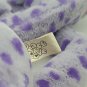 Peace And Love Frog Hugs Purple Polka Dot w/ Heart Plush Frog 16&acirc;�� *RARE*