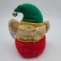 Vintage Puffkins Christmas Elf with Tag Plush 6" *CLEAN*