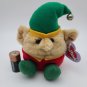 Vintage Puffkins Christmas Elf with Tag Plush 6" *CLEAN*