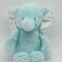 Carters Elephant Blue Aqua White Ears Plush Stuffed Animal Soft Baby TOY 2017