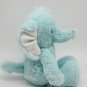 Carters Elephant Blue Aqua White Ears Plush Stuffed Animal Soft Baby TOY 2017