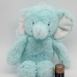 Carters Elephant Blue Aqua White Ears Plush Stuffed Animal Soft Baby TOY 2017