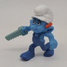 2011 Handy Smurf THE SMURFS #3 - 3" PVC Figure McDonald's