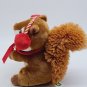 Frankford Christmas Squirrel Chipmunk  Stuffed Animal Plush 6" Red Ear Muffs Toy