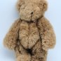 Vermont Teddy Bear Plush 11" Stuffed Animal Jointed Brown Tan Fur  CLEAN