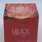 Mikasa Festive Poinsettia Votive Candle Holders Pre-owned