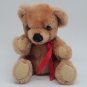Vintage Dakin Small 6" Plush Brown Bear Stuffed Animal 1981 *CLEAN*