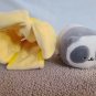 Coosy Anirollz Mochi Soft Squishy Small Plush with Banana Blanket : Pandaroll