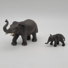Schleich AFRICAN ELEPHANT FAMILY Cow Calf Retired Wildlife Figures 2004