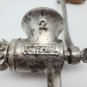 VINTAGE Universal Meat Grinder No. 2 Meat and Food Hand Turn Crank Table Mount