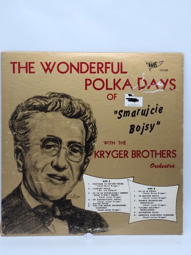 The Wonderful Polka Days Kryger Brothers Record LP