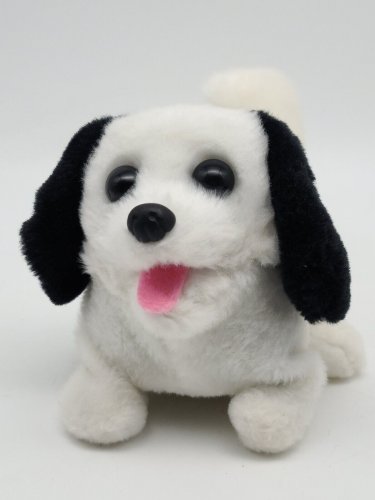 TOUMENY Simulation Plush Electric Puppy Pet Toy Dog Can Walk