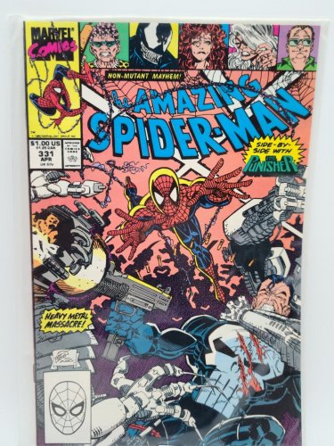 The Amazing Spider-Man #331 : Ft Punisher : Marvel Comics Apr 1990
