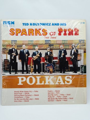 VINTAGE Ted Koltowicz & Sparks of Fire Polkas Vinyl Record LP RARE