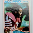 1982 TOPPS #486 RONNIE LOTT ROOKIE CARD RC SAN FRANCISCO 49ERS HOF