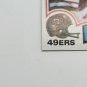 1982 TOPPS #486 RONNIE LOTT ROOKIE CARD RC SAN FRANCISCO 49ERS HOF